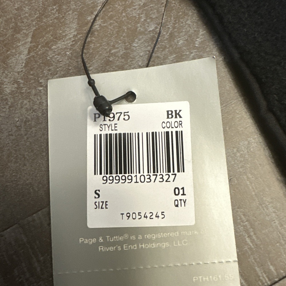 Womens Full Zip Jacket BLACK Wind/Water-Resistant Page & Tuttle -Size SMALL NWT - Picture 3 of 12